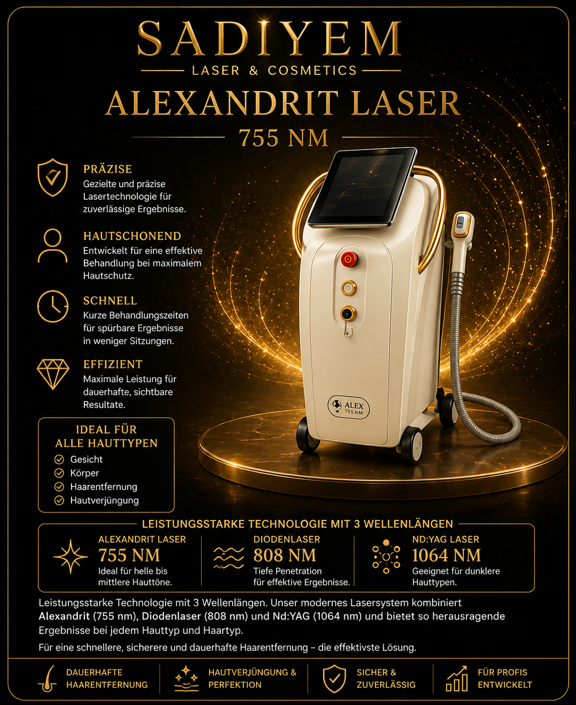 3-Wellenlängen Laser