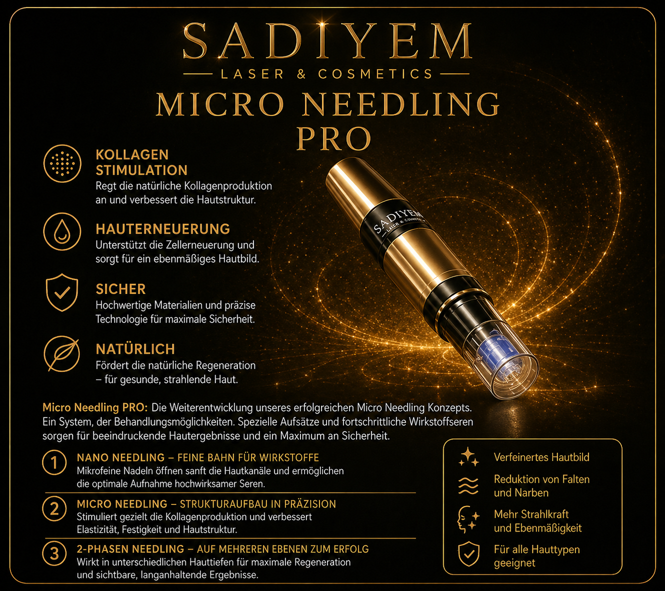 Microneedling Gerät